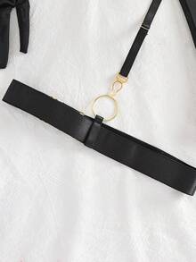 SHEIN 6-Piece Metal Circle Design Sexy Bra Sets