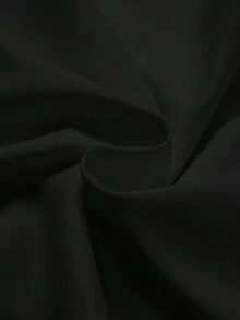 INAWLY 女士字母花卉印花短袖休闲圆领T恤 - 黑色 - 查看 5
