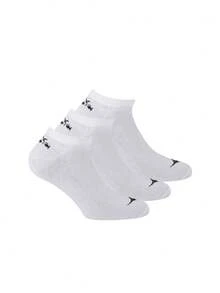 Diadora 3 Pack Unisex Athletic Socks - White - View 1