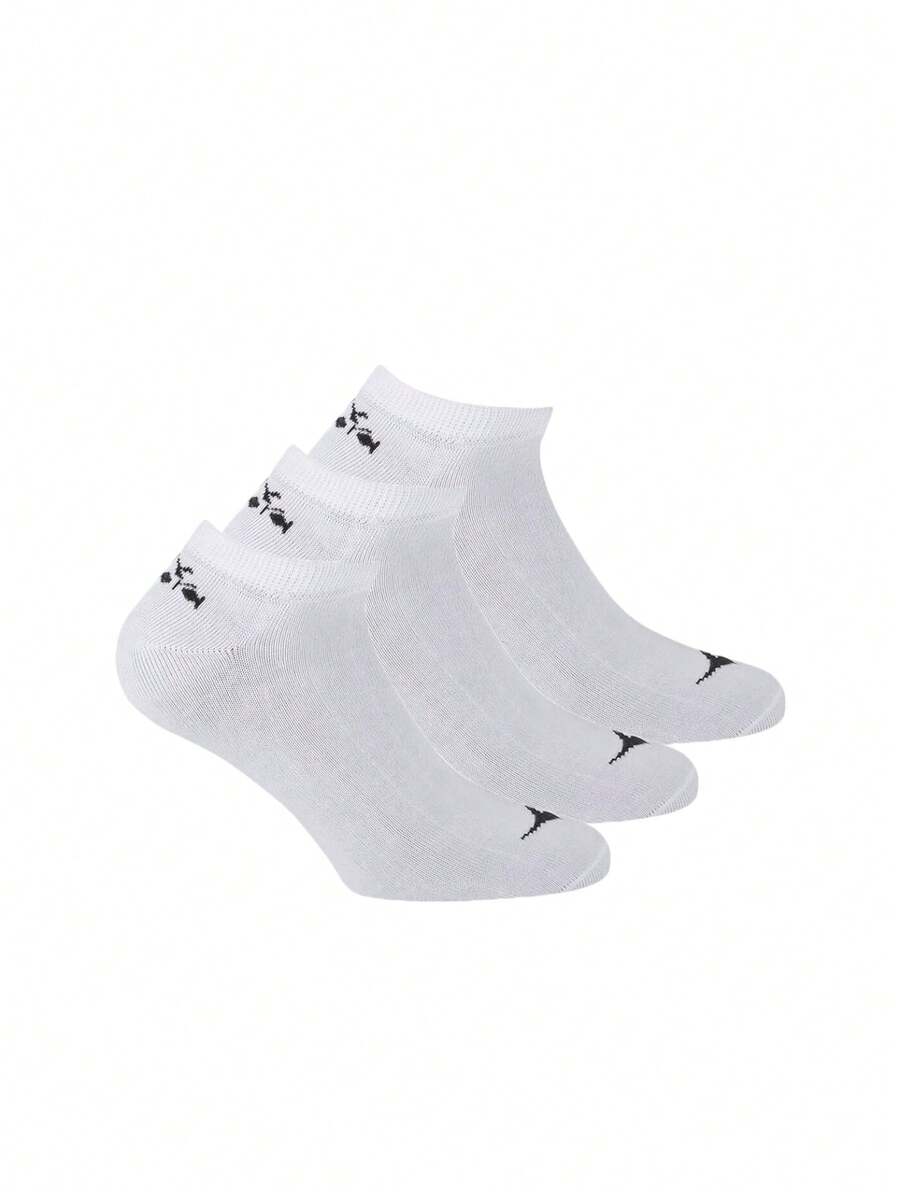 Diadora 3 Pack Unisex Athletic Socks - White - View 1
