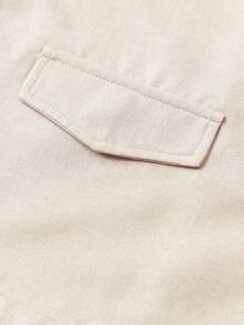 SHEIN 2pcs Tween Boy Summer Casual Preppy Gentleman Service Solid Color Blazer Jacket And Elastic Waist Formal Trousers Suit, Suitable For Birthday Party, Gala, Performance, Wedding,In Fall/Winter