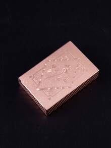 豪华扑克牌 - 防水 - 魔术和派对娱乐的理想之选，PVC材质更适合派对使用，创意玩具，卡牌和扑克系列，德州扑克 - 玫瑰金 - 查看 2