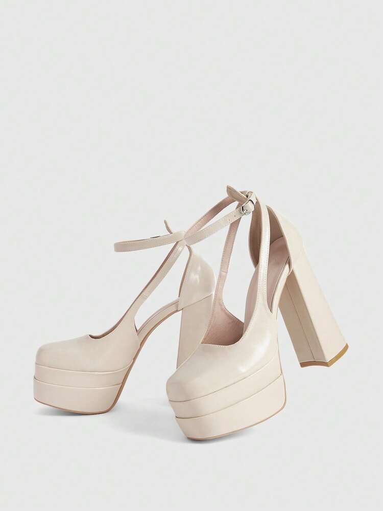 CUCCOO LuxiPop Women's Fashionable Elegant Party Platform Pumps For Christmas