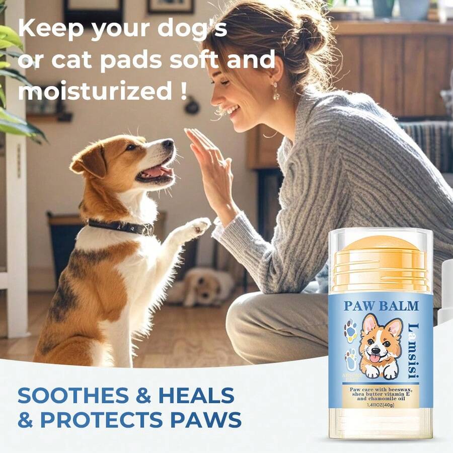 1Pc 40g Cat Paw Pads Care Dog PAWS Universal Cat And Dog Paw Care Cream Moisturizing Typepcs - Orange - View 1
