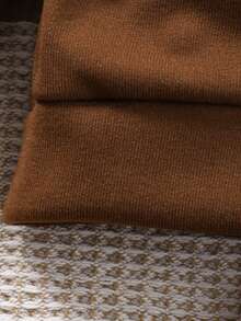 SHEIN Elladie kids 女小童拼接領運動衫&格紋百褶半身裙 - 彩色 - 查看 7