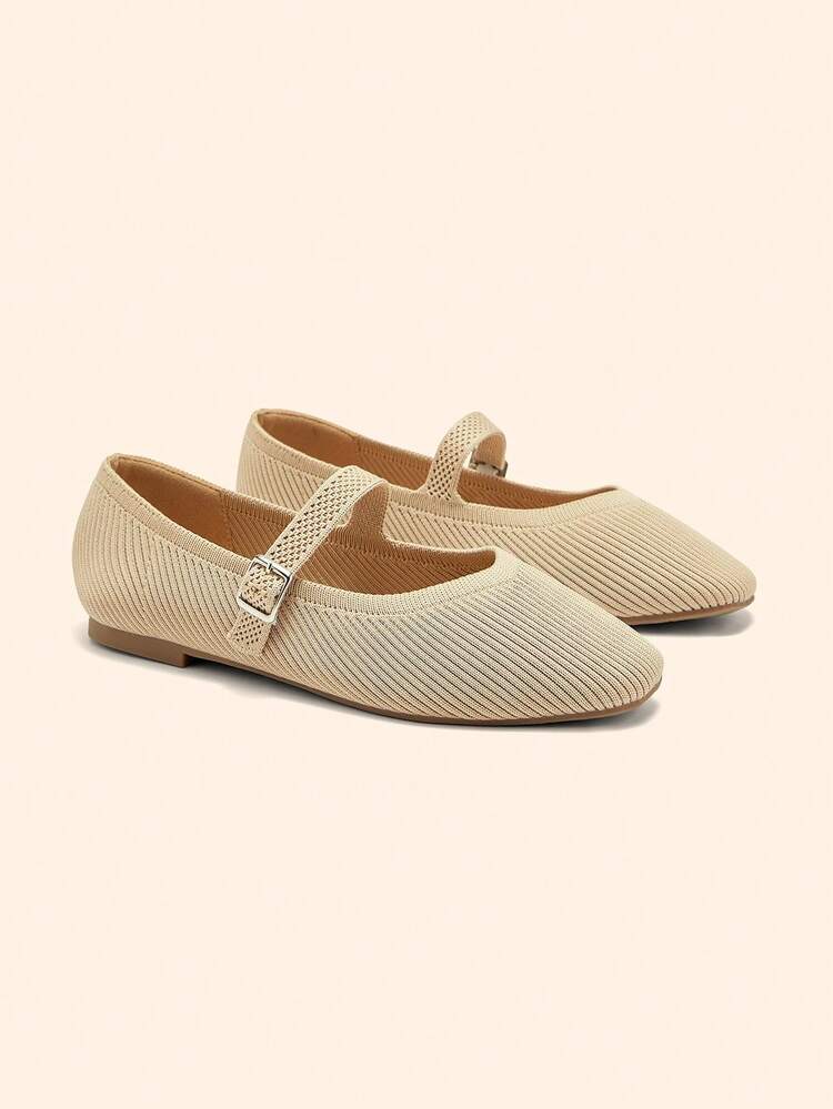 CUCCOO BASICS Women's Pointed Toe Buckle Design Casual Everyday Versatile Shoes For Christmas