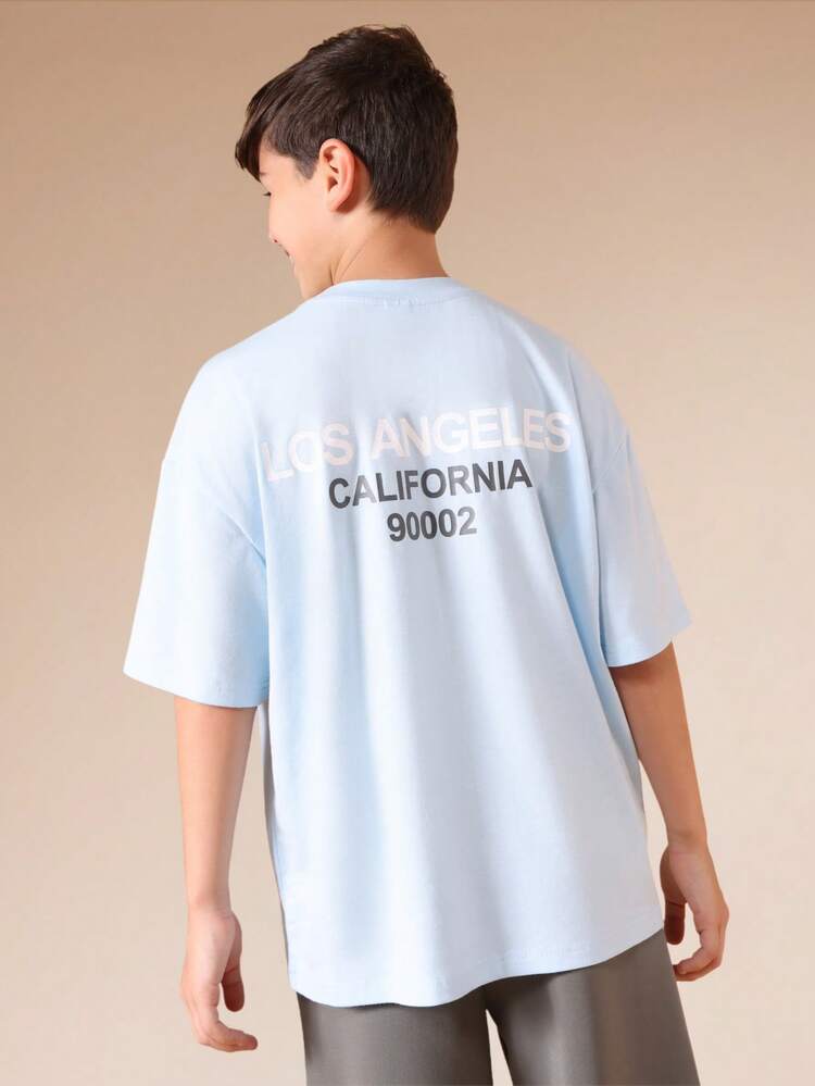 Koszulka z okrągłym dekoltem California Los Angeles Graphic