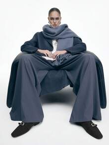 Mnmlis 女士休闲简约日常通勤百搭平底鞋 - 黑色 - 查看 4