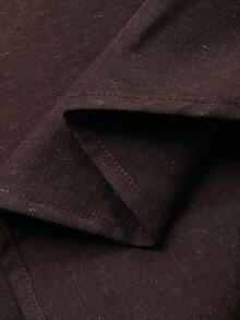 Dazy-Less Brown Sleeveless Pullover Vest, Casual & Fashionable Shirt For Women, Autumn/Winter Business Casual Woman - Brown - View 3