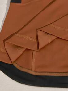 Exploreva Sweatshirt Lengan Panjang Wanita Kasual, Nyaman, dan Bernapas untuk Aktivitas Luar Ruangan - Burnt Orange - View 6