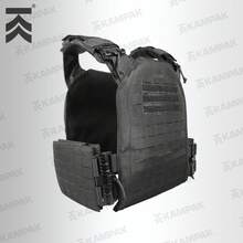 Chaleco Táctico Kampak KV01 Hebillas de liberacion Rápidas y Corte Laser - negro - Ver 2