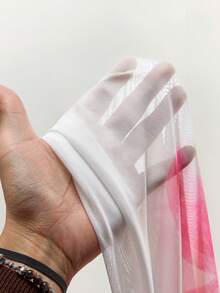 Amplova Áo cánh cổ xếp ly in hoa 3D cho nữ, thời trang và đa năng khi mặc dự tiệc - trắng - Xem 8