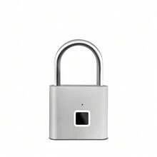1PC Smart Fingerprint Padlock, USB Fast Charging, Long Battery Life, Can Record 20 Sets Of Fingerprints, Waterproof And Rust-Proof, Can Be Used In Various Scenarios Such As Gates, Schoolbags, Bicycles, Lockers, Etc. Stainless Steel Material, Thickened And Not Easy To Deform - Multicolor - View 13