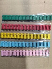 1个迷你木栅栏，适用于仙境花园、微景观、花盆等，可作装饰品，尺寸为35.4英寸*2英寸，适合家居、房间、花园，可作生日礼物、毕业礼物等。 - 彩色 - 查看 10