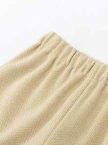 3pcs/Set Baby Boy Formal Suit Set - Light Khaki Herringbone Blazer + Trousers, Paired With White Shirt & Orange Bow Tie, Double-Breasted Gentleman Design, Suitable For Birthday Party, Ceremony, Wedding, Christening, New Year, Children Outfit, Baby Boy Clothing, Boy Suit, Baby Boy Set, Baby Boy Set