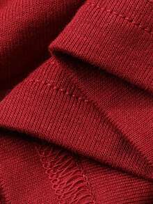 DAZY Women's Minimalist Scoop Neck Camisole With Built-In Padding - Red - View 9