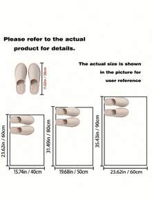 Tapete de Entrada Moderno com Estampa de Abacaxi - Secagem Rápida, Tapete Retangular Durável, Adequado para Entrada e Banheiro, Mistura Espessa de Poliéster com Revestimento de PVC, Resistente a Manchas, Cinza, Tapete de Banheiro - Bege - Visão 4
