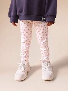 SUMWON Girls Ruffle Sleeve Sweatshirt And Polka Dot Leggings Coordinated Two Piece Set With Happy Days Text Print Vacation - Dark Grey - View 4