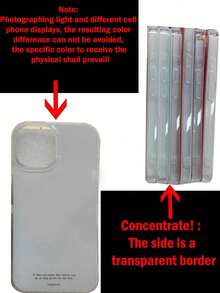 1PC Cute Simple Solid Color Shockproof Phone Case Compatible With IPhone 17 16 15 Pro Max 13 14 12 Pro Plus 11 Fashion Candy Color Cover - White - View 6