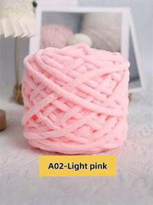 2 unidades de 100g de fio grosso e macio, ideal para tricô manual, perfeito para cachecóis, xales e mantas. Materiais para artesanato DIY, ideal para presentes de inverno e decoração de casa.