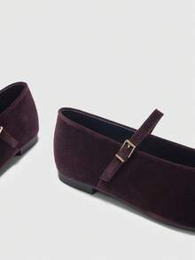 CUCCOO BIZCHIC Women's Casual Versatile Commute Simple Flats For Christmas - Coffee Brown - View 7