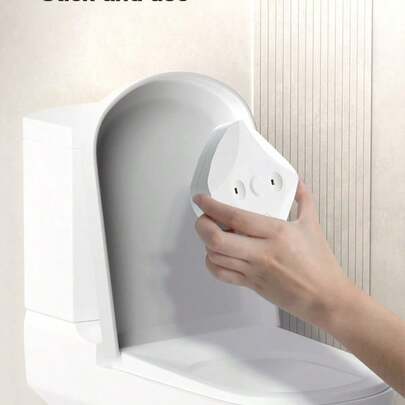 Teckwe Luz de vaso sanitário LED com sensor de movimento, tampa de vaso sanitário suspensa colorida, luz noturna compacta com iluminação traseira, alimentada por bateria, luz ambiente multicolorida para ambientes internos, presente criativo para banheiro, luminária decorativa única e original, iluminação ambiente para casa, 500mAh