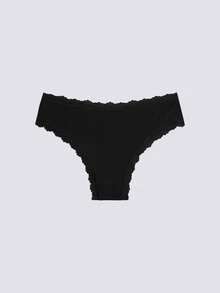 Loungeista 7pcs Comfortable Striped Cotton Bikini Panties Sexy Lingerie - Multicolor - View 16