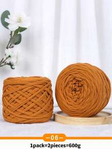 2 包，共 600 克：布条、编织垫、编织袋、手工纱线和大号毛线球。 - 彩色 - 查看 32