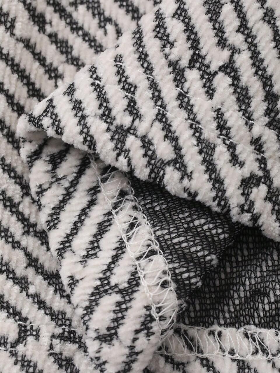 Baby Girl Fashionable & Versatile Striped Wide Leg Pants, Autumn/Winter Toddler Girls Clothes