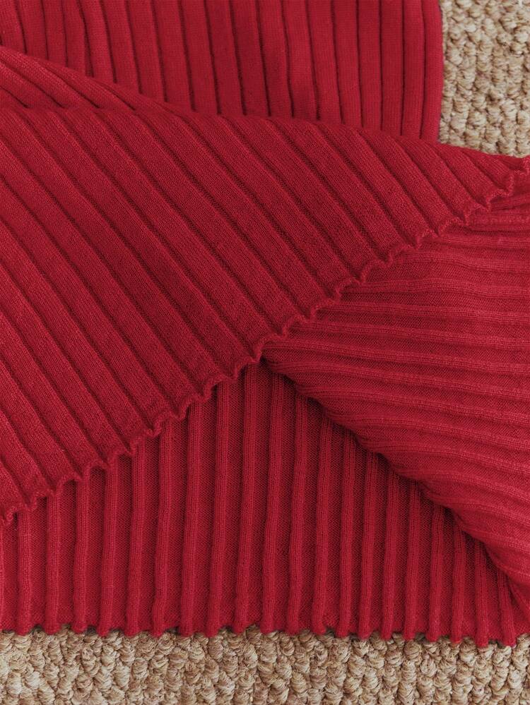 Plus Size Women's Elegant 100% Pure Wool High-End Quality Sweater