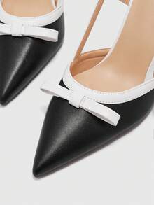 CUCCOO BIZCHIC Women's Pointed Toe Comfortable Versatile High Heels - Black - View 3