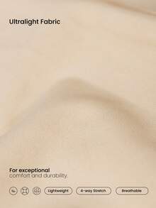 GLOWMODE 4条装轻盈透气吸汗低腰无痕隐形丁字裤，适合日常运动 - 杏色 - 查看 6