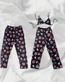 Set pijama en pareja ST once y Mike afelpada - Multicolor - Ver 1
