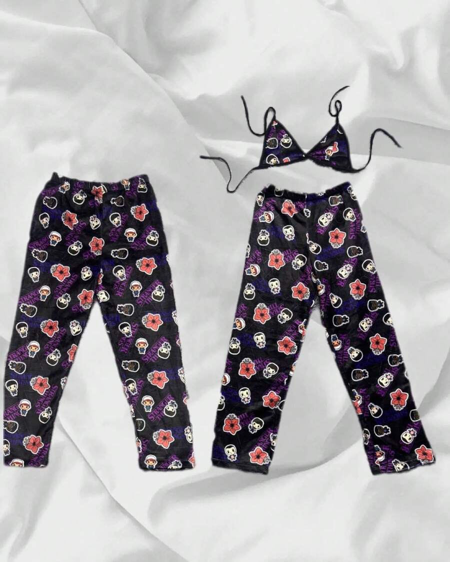 Set pijama en pareja ST once y Mike afelpada - Multicolor - Ver 1