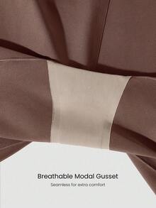 GLOWMODE 1条装高腰平角内裤，日常休闲穿着 - Volcanic Gray - 查看 4