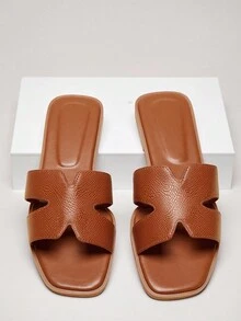 SHUZIA Women's Comfy Everyday Casual Flat Sandals For Christmas