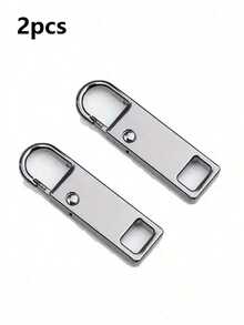 2pcs Detachable Zipper, Replacement Zipper For Jeans & Backpack, Sewing Tool - Multicolor - View 10