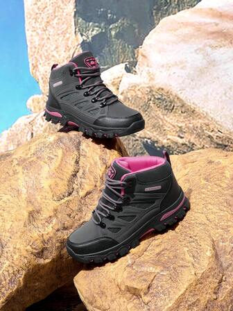 OUTDOORSY 女士户外休闲系带舒适雪地靴