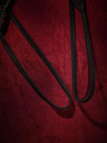 SpicyHot 情人节女士性感露裆连体衣，配心形乳贴三件套 - 黑色 - 查看 5