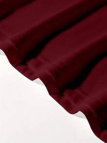 SHEIN Áo thun nam cổ tròn tay ngắn in chữ và chim bồ câu cỡ chuẩn - Màu Đỏ Sâu - Xem 4