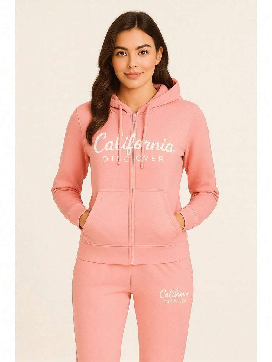 Nes Sport Women Two-Piece Outfits - Salmón - 查看 1