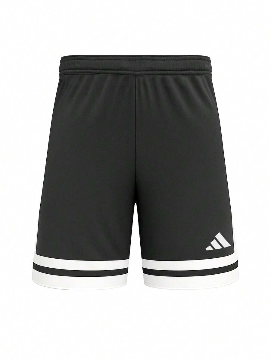 Adidas Squadra 25 Boy's Shorts Black - Black and White - View 1