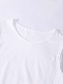 Sparklyn 3pcs/Set Teen GirlCasual Outfit, Including Hooded Zip-Up Sweatshirt With Horse Print, White Tank Top, And Elastic Waist Straight Leg Pants, Autumn - Black - View 7