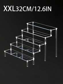 亚克力多层蛋糕架,透明展示架,甜点多层纸杯蛋糕架,婚礼派对小吃塔。 - 無色 - 查看 13