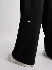 Pantalon décontracté à jambes larges pour hommes ARC, coupe ample avec poches, noir - Noir - Voir 4