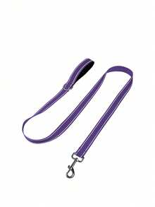 1pc Heavy Duty Dog Leash -A  Cushioned Handles Provide Additional Control, With Night Walking Reflective Strips - Suitable For Medium To Large Dogs - Multicolor - View 12
