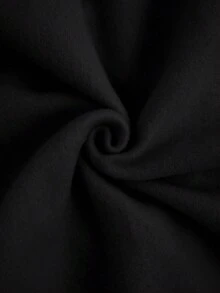 Manfinity Homme 墨夜金色闪光2026情侣长袖衫，新年快乐金色字母圆领上衣，气球星形图案庆祝套头衫，闪亮新年情侣派对时尚单品，男士休闲26周年新年图案圆领卫衣，保暖内衬 - 黑色 - 查看 6