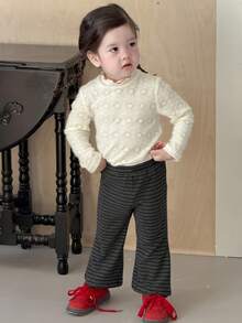 DAZY 女童圆领印花长袖休闲上衣，秋冬季