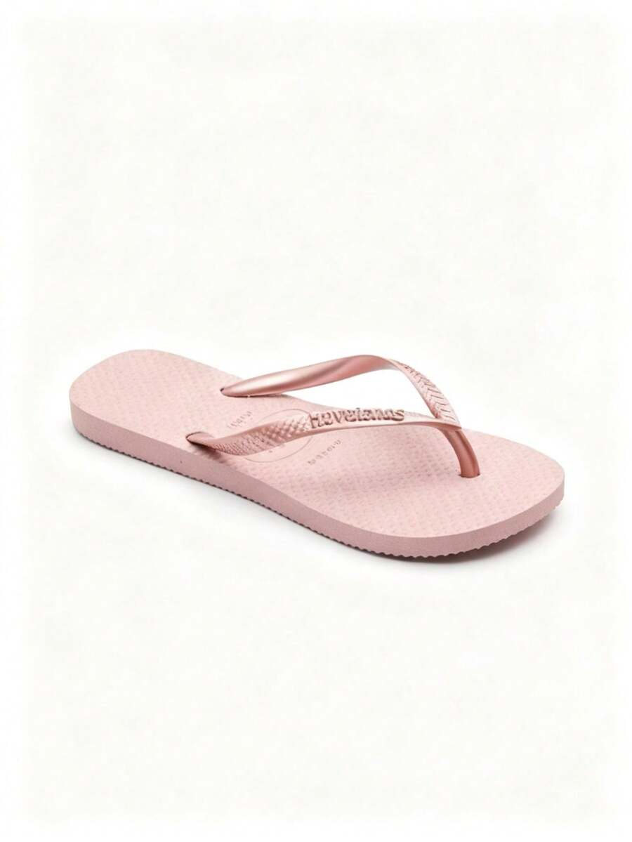 Havaianas HAV. SLIM Women Everyday Casual Comfortable Flat Flip Flop Sandals - Rose Gold - View 1