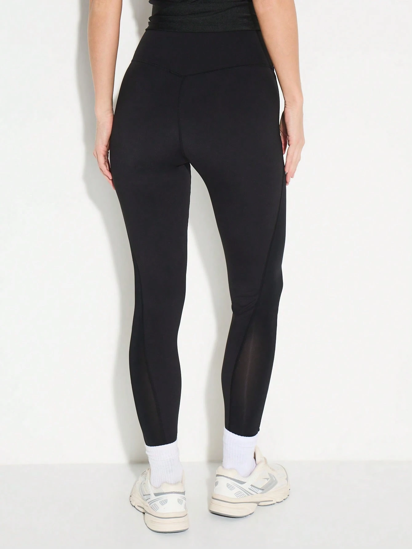 KIZN High Waisted Mesh Panel Leggings